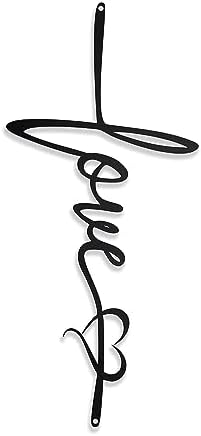 BiaGift Crosses Wall Decor Black 72 X 156 Inch