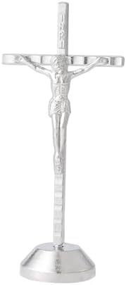 Imerance Small Silver Wall Cross Decor