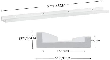 MITREL Picture Ledge Shelf Set of 4