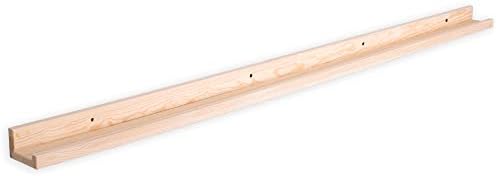 Rustic State Ted 60 Inch Wall Mount Picture Ledge
