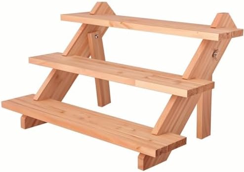 Wooden 3 Tier Display Riser for Perfume and Decor