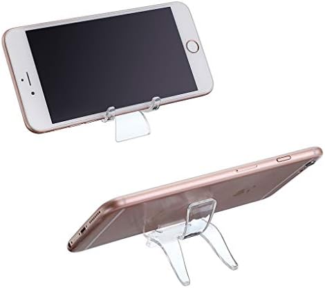 Hipiwe 10 Pack Acrylic Triangle Display Stands