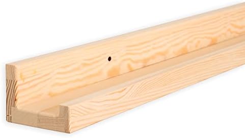 Rustic State Ted 60 Inch Wall Mount Picture Ledge