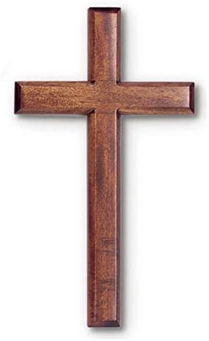 H J Sherman Mahogany Wall Cross 4x8