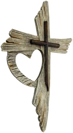 Top Brass One Love Rustic Wall Cross 12-Inch