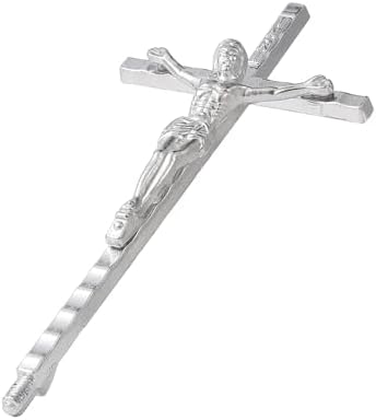 Imerance Small Silver Wall Cross Decor