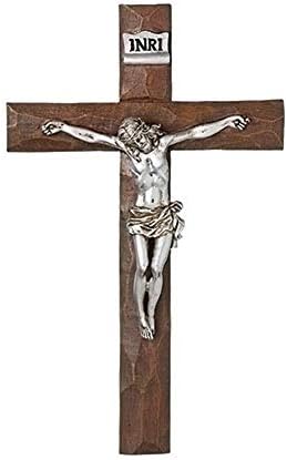Roman Giftware Religious Crosses Silver Crucifix 115 Inches