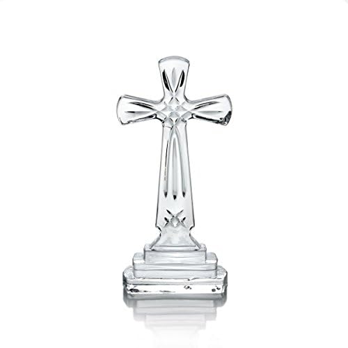 Mikasa Rejoice Glass Crystal Cross 9 Inch