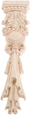 MUXSAM Wooden Carved Onlays 2-Pack for Decor
