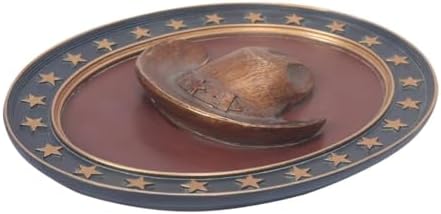 Esvinte Vintage Wall Sculpture with Cowboy Hat