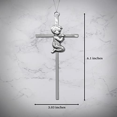 CHIMUYU Boy Girl Wall Cross Baptism Gift Decor