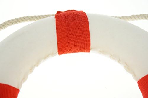2PCS Welcome Cloth Life Ring Nautical Decor Red Blue