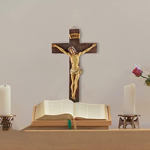 Jesus Crucifix Wall Cross 906 In Resin Sculpture