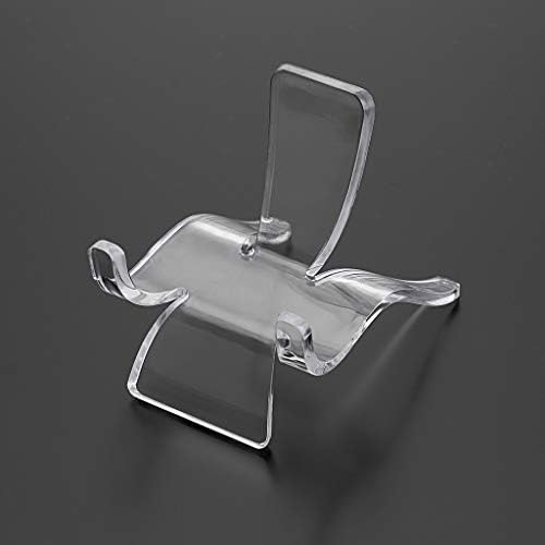 Hipiwe 10 Pack Acrylic Triangle Display Stands