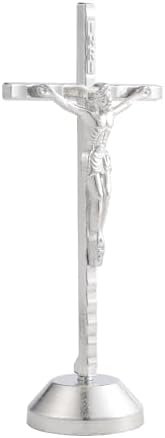 Imerance Small Silver Wall Cross Decor