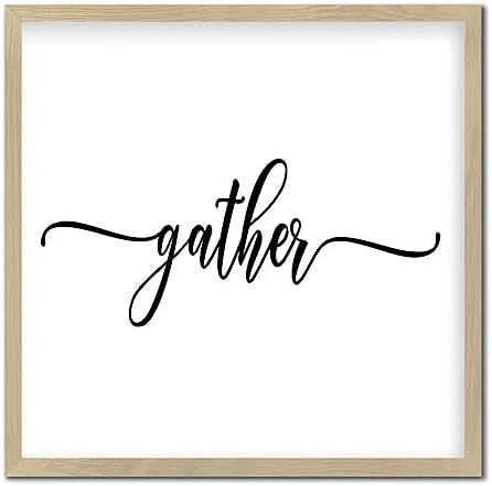 Personalized Framed Wooden Wall Art Sign 12x12in