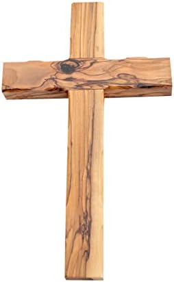 Handmade Olive Wood Cross 10 Inch Wall Art Dcor
