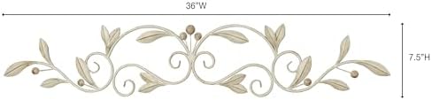 Catarina Ivory Medium Metal Wall Topper 1