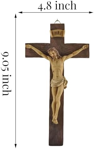Artisan Flair Wall Cross Resin Crucifix 905 Inches