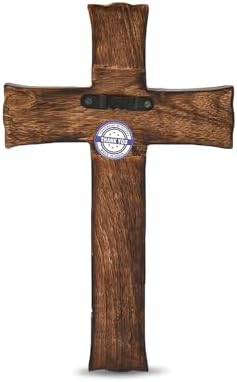 Mahasu Cross Mango Wood Wall Hanging Crucifix Catholic Decor