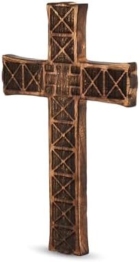 Mahasu Cross Mango Wood Wall Hanging Crucifix Catholic Decor