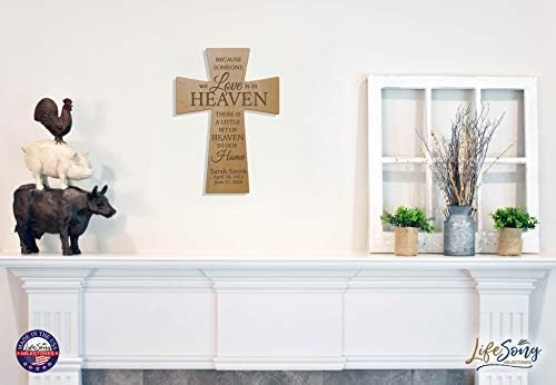 LifeSong Milestones Personalized Wooden Wall Cross