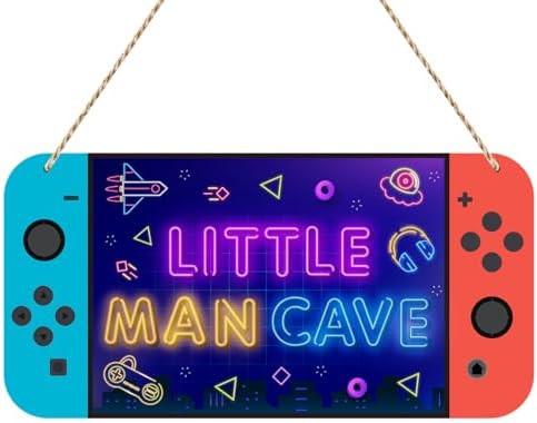 Little Man Cave Sign for Boys Room Decor 1