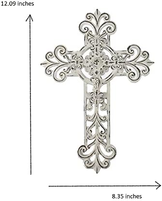 Comfy Hour Faith and Hope Wall Cross 12 Inches