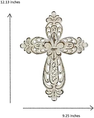 Comfy Hour Faith and Hope Cross Wall Decor