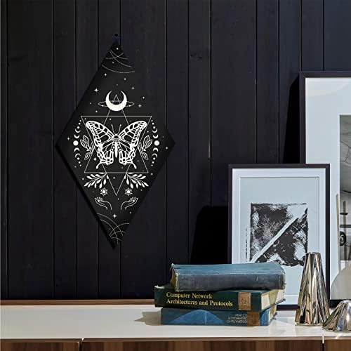 CRASPIRE 3pcs Boho Wall Decorations Wood Signs
