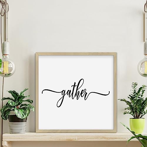 Personalized Framed Wooden Wall Art Sign 12x12in