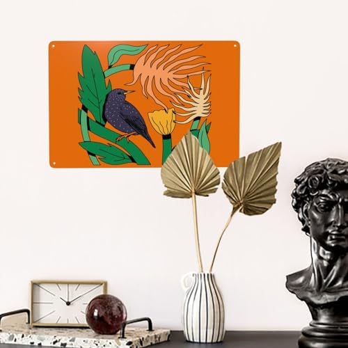 Starling Metal Tin Signs Wall Decor 55x8 Inch
