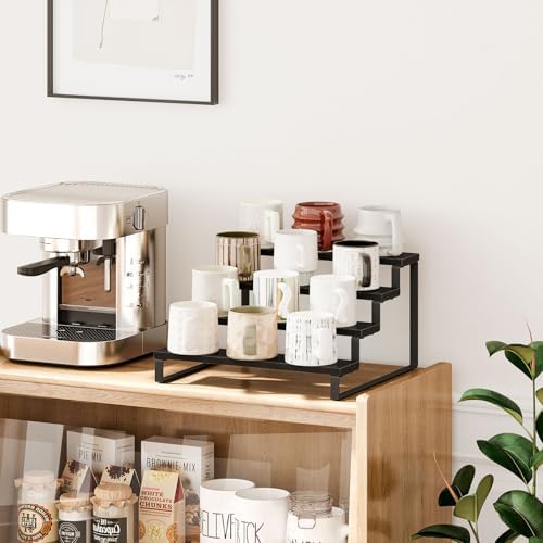 Giikin 4 Tier Wooden Display Stand Black