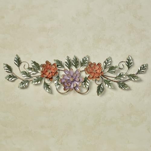 Touch of Class Spring Grace II Floral Metal Wall Topper