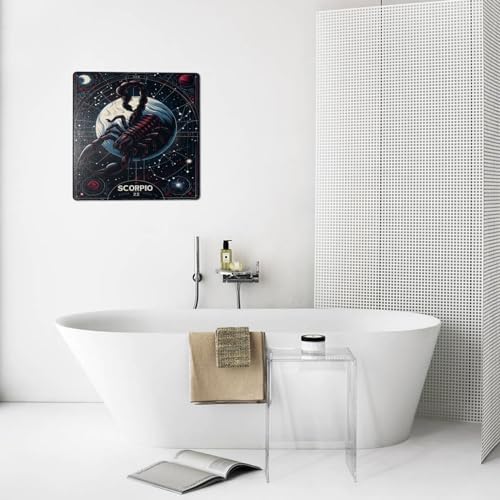 Twelve Constellations Scorpio Zodiac Metal Poster Decor