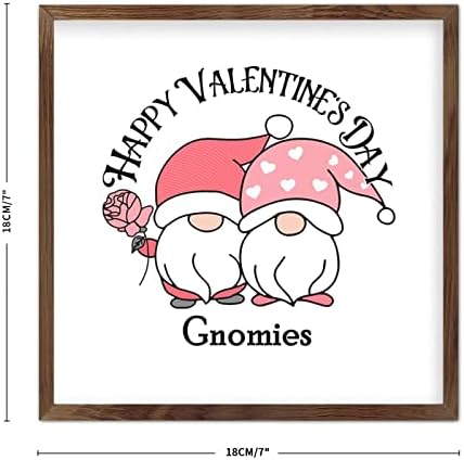 Wadcall Farmhouse Wood Wall Decor Happy Valentines Day Sign