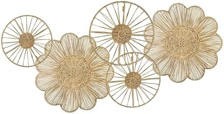 PEMAR Set of 5 Seagrass Wall Decor Baskets