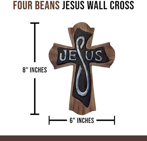 FOUR BEANS Wall Crosses for Home Decor
