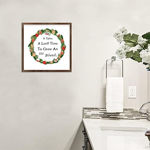 Funny Home Decor Wood Framed Wall Sign Custom Art
