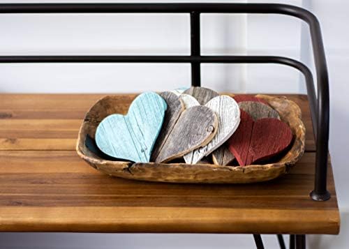 Rustic Farmhouse Wood Heart Wall Decor 12 Inches