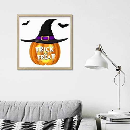 Happy Halloween Decor Jack-O-Lantern Wooden Wall Plaque