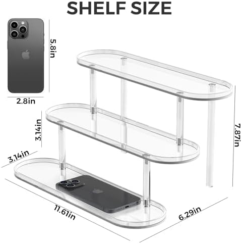 Acrylic Risers Display Stand for Home Decor