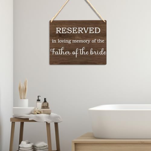 Ryeolo Wedding Memorial Sign for Father of Bride