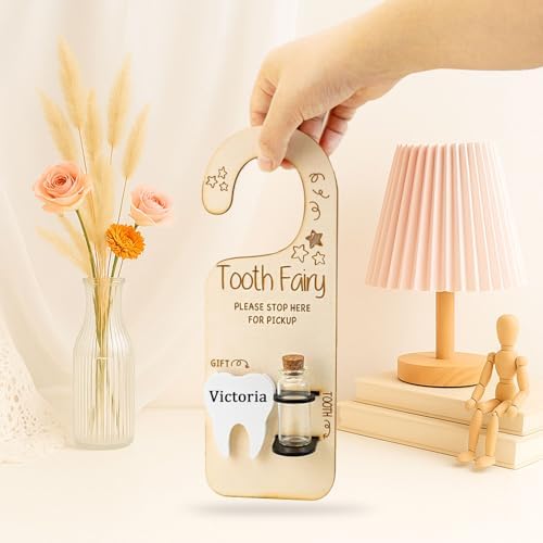 Personalized Tooth Fairy Door Hanger for Kids