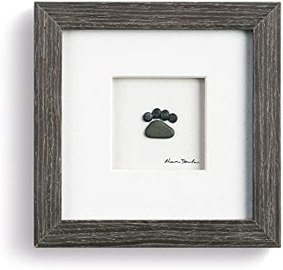 DEMDACO Sharon Nowlan Paws Are Forever Gray 6x6 Inch Wall Art