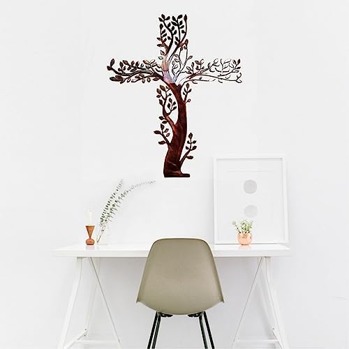 AMNGYOOK Metal Cross Wall Art 118x87 in