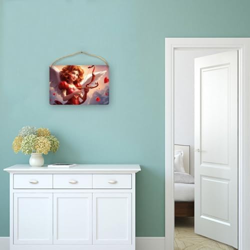 CDSASHCA Enchanting Cupids Charm Wood Sign