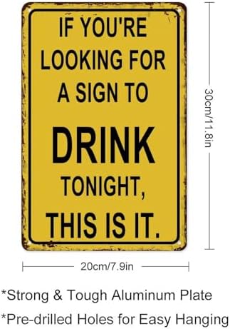 Funny Bar Signs For Home Bar Man Cave Decor