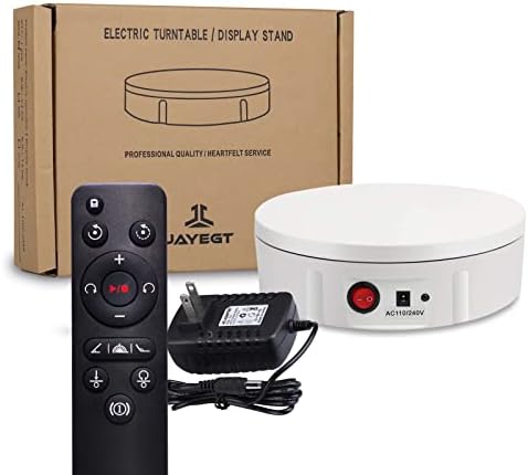 JAYEGT 360 Degree Electric Rotating Display Stand
