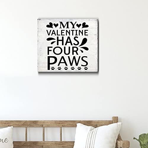 Wodevor 12x12in Wooden Plaque for Valentines Day